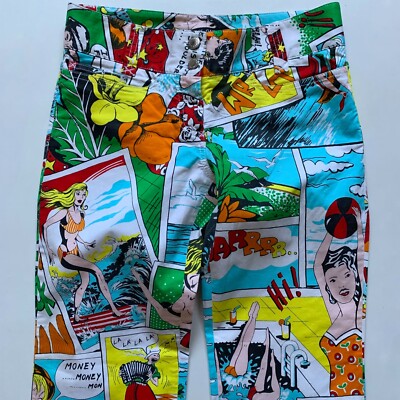 Rare Vintage Archive Dolce And Gabbana Comic Strip Pop Art Allover