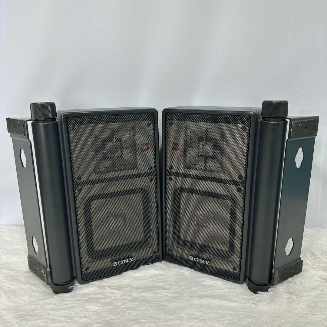 SONY APM-X5A Speaker System 2 pairs Pedestal 8Ω Audio Black SONY APM-X5A Speaker System 2 pairs Pedestal 8Ω Audio Black