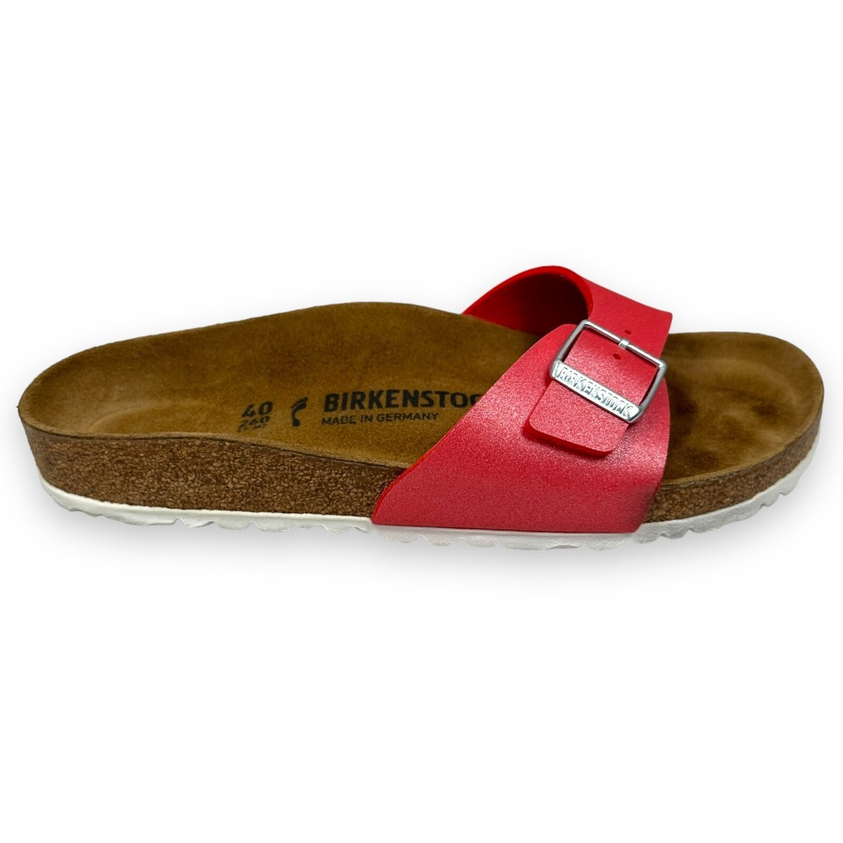Birkenstock Madrid Sandals Men's 7 Women's 9 Narrow Red Open Birkenstock Madrid Sandals Men's 7 Women's 9 Narrow Red Open