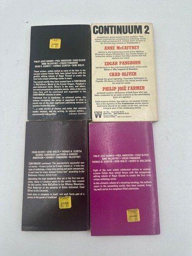 Continuum 1 2 3 4 By Roger Elwood Small Paperback Books Science Fiction Book Set - Picture 6 of 8