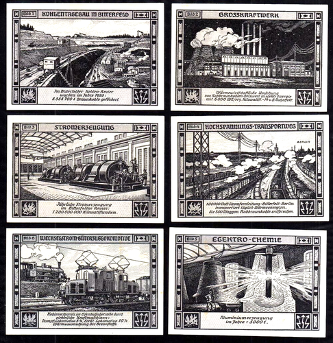 NUDES USHER IN VAST TECHNO-INDUSTRIAL CHANGES! 6 or 12 DIFF MAJESTIC 1921 NOTES! - Picture 4 of 4