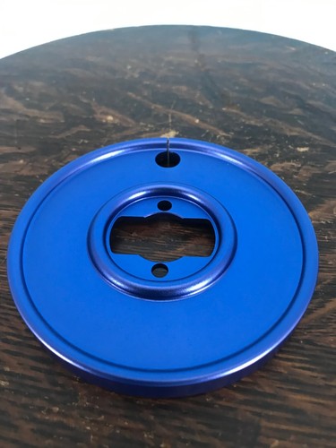 Burlington Recording AEG 1/4" Aluminium HUB-ADAPTER (Blue) - Picture 2 of 3