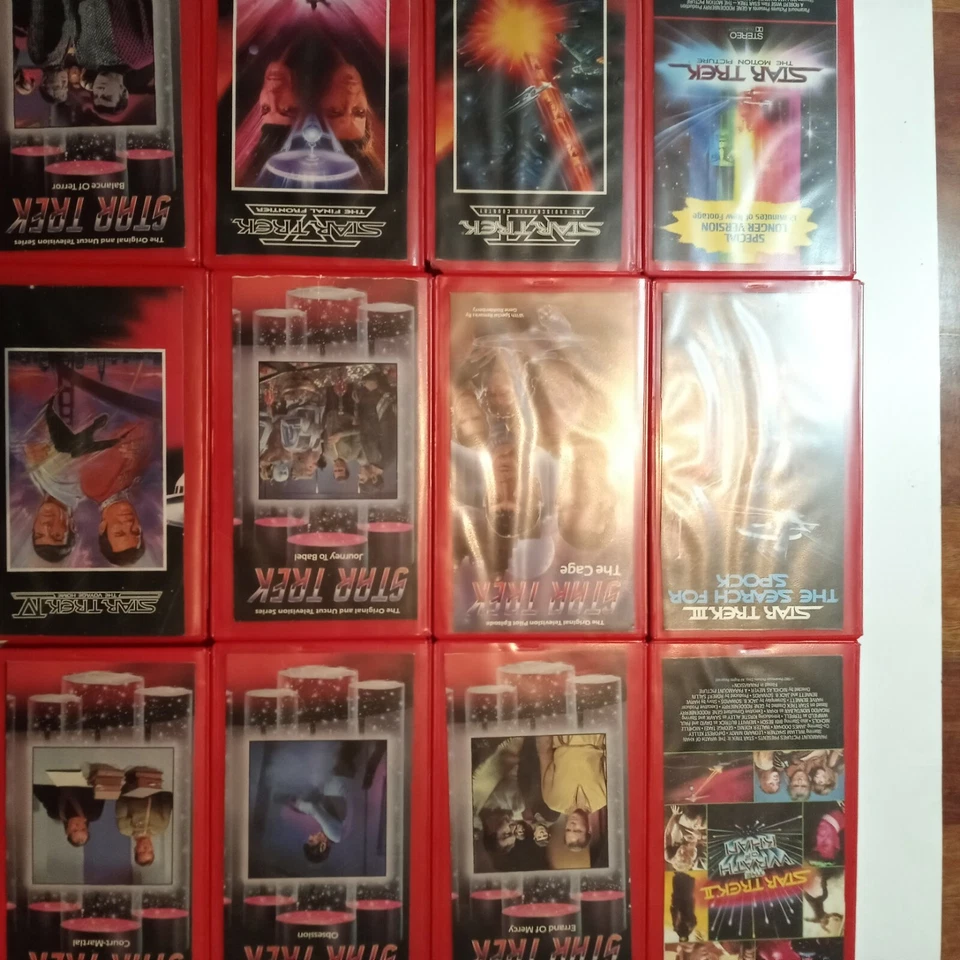 Lot of 12 VHS~STAR TREK COLLECTORS EDITION~1987 PARAMOUNT - Image 2 of 4
