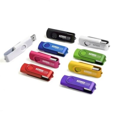 16GB Flash Drive High speed Rotating (Black, Bule, Green)