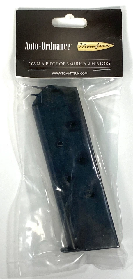 Auto-Ordnance 1911 45 ACP 7 rd cargador de acero azulado Thompson **2 PACK** - G21B Foto 3 de 4