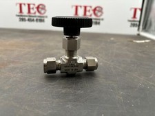 Parker Needle Valve, Straight, 316 SS