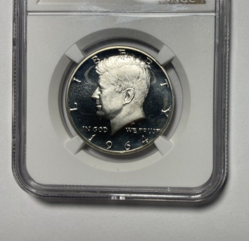 1964 Proof Silver Kennedy Half NGC PF68 Cameo Blast White - Picture 1 of 4