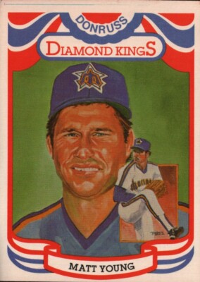 1984 Donruss Baseball #16a - Matt Young DK, ERR - Seattle Mariners  84-067