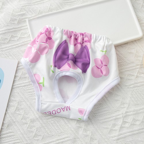 Mujer Pequeña Mascota Perro Cachorro Higiene Pañales Pantalón Lavable Reutilizable Pañales Pantalones - Imagen 23 de 23