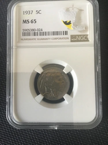 1937 buffalo nickel ngc ms 65