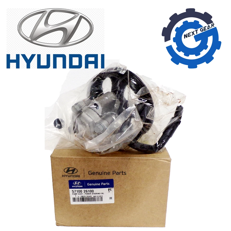 Nueva bomba de dirección asistida OEM Hyundai 2001-2006 Santa Fe 2,6 L 5710026100 Foto 4 de 4