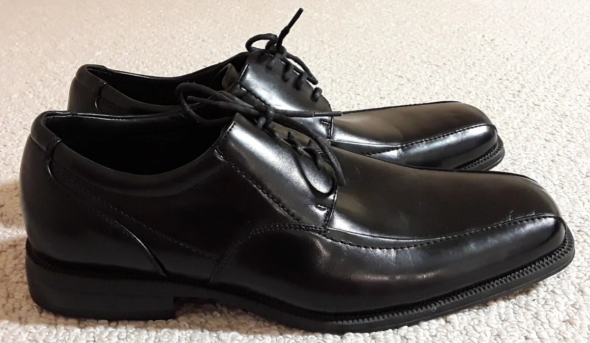 Mens Excellent Condition Nunn Bush Comfort Gel Lace Up Oxford Shoes 9.5 M Black NUNN BUSH Mens Dress Shoes Oxford Comfort Gel BLK Lace Up SZ  main image 2