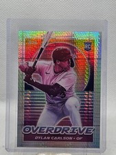 2021 Panini Chronicles Overdrive Baseball Dylan Carlson Hyper Prizm /299 RC