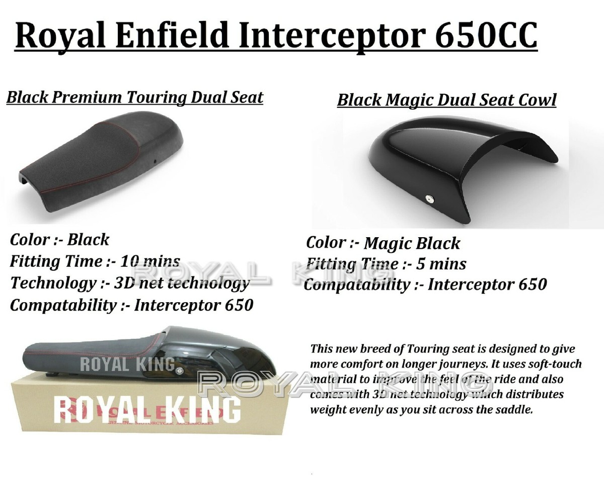 ROYAL ENFIELD PREMIUM Touring Dual Seat - Interceptor 650 & Continental
