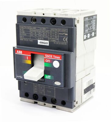 ABB SACE Tmax T2N 160 In=16A 690V 800V 8kV Leistungsschalter -used-