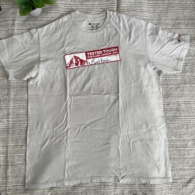Columbia Sportswear Tested Tough Portland Oregon Gert Boyle T-Shirt Men's  XL
