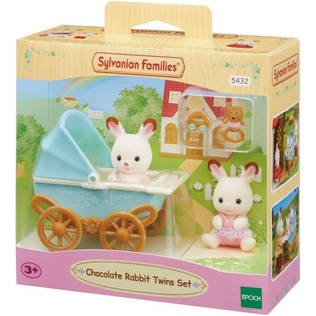 Sylvanian Families Chocolate Rabbit Twins Set Epoch New Kids