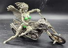 Franklin Mint Julie Bell Temptation Rides Artist Edition Metal Motorcycle Statue