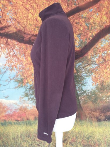 The North Face purple quarter zip polyester Fleece Jacket. UK women's size Small - Picture 3 of 10