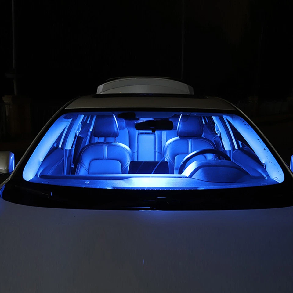 13x Blue Interior LED Light Bulbs Pack Kit Canbus For 2000-2005 Dodge Neon +TOOL - Image 3 of 4