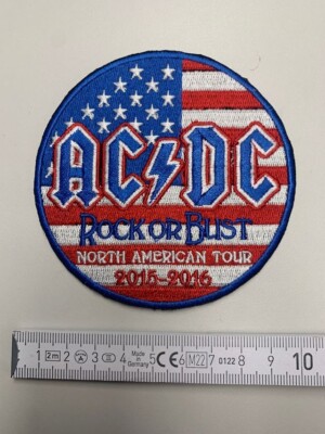 AC/DC  Patch (T026) Rock or Bust  North American V1 ungebraucht Neu
