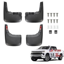 Mud Flaps Compatible with Chevrolet 2019-2024 Chevrolet Silverado 1500