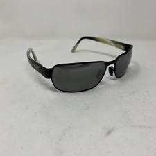 New MAUI JIM Sunglasses BLACK CORAL MJ 249-2M Black Frames Grey Polarized 379I
