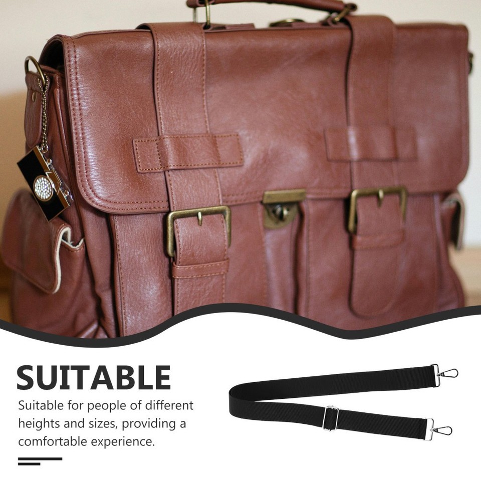 Sturdy Nylon Black Crossbody Strap Replacement for Camera Laptop Bags ...