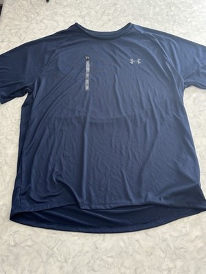 NWT Under Armour Men's Tech 2.0 Short Sleeve T-Shirt Navy Blue Size XL 1326413