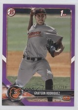 2018 Bowman Draft Purple 213/250 Grayson Rodriguez #BD-73 2r7