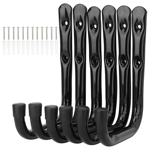 17 Cm Garagen Leiterhaken 6 StüCk Robuste Wandhalterung Organizer FüR-image
