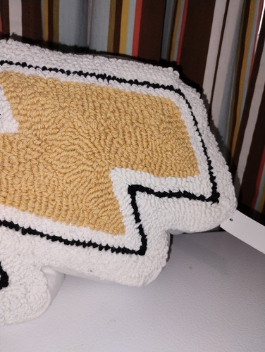 Almohada decorativa Mainstays 10" x 20" Lightning Bolt amarillo blanco nueva con etiquetas - Imagen 5 de 11