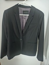 Banana Republic Womens Black Blazer Size 10