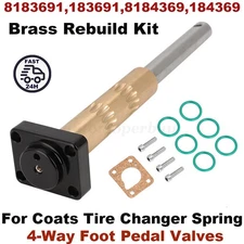 For COATS Tire Changer Foot Pedal Valve Brass Repair Kit Replaces 8183691 183691