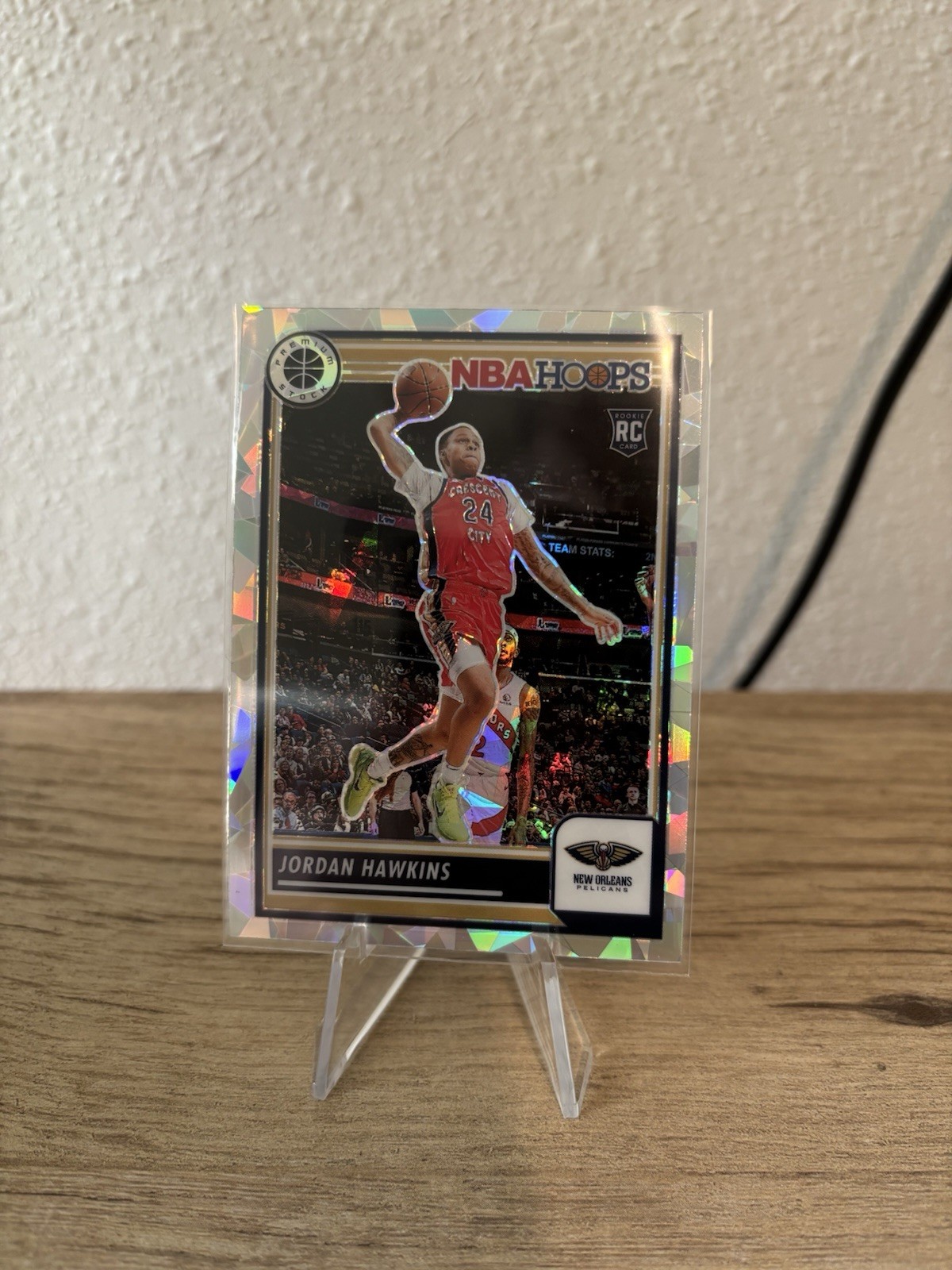 2023-24 Panini Nba Hoops Premium Stock - Jordan Hawkins #125 Ice Prizm (RC)