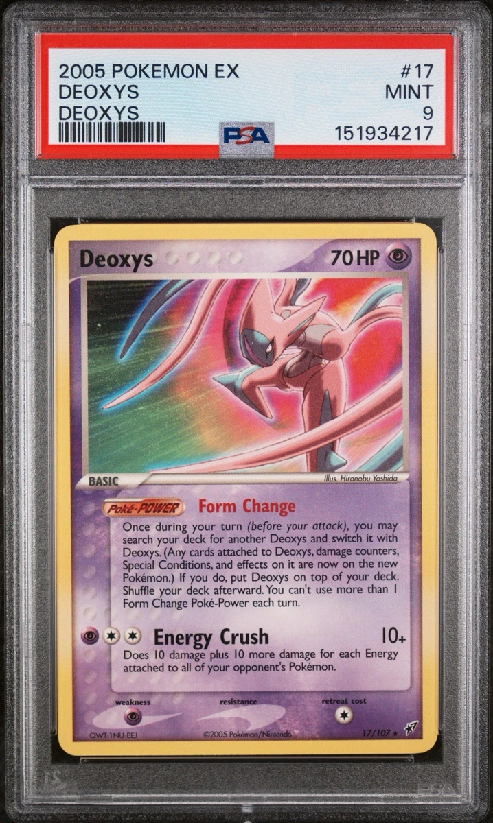 Pokémon TCG Professional Sports Authenticator (PSA) EX Deoxys