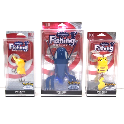 Pokemon Fishing Lure PIKACHU KYOGRE KODUCK SET NEW Japan | eBay