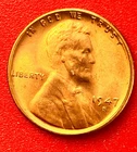 1947-S Lincoln Wheat Cent Penny GEM RED BU From an Original Bank Roll