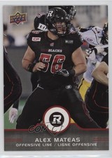 2016 Upper Deck CFL Alex Mateas #46 0h1