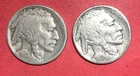 1916 & 1920 US Buffalo Nickels! "Philadelphia" Mint! Both FINE! Old US Coins!