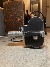 bolex h16 non reflex 16mm film camera with 3 vintage lenses