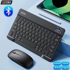 Bluetooth Wireless Keyboard Rechargeable For IOS Android Windows Tablet