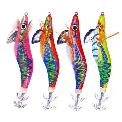 Easy to Use Squid Jigs Tackle Bait 10 5cm 12 2g mit Wackeln und Rollen