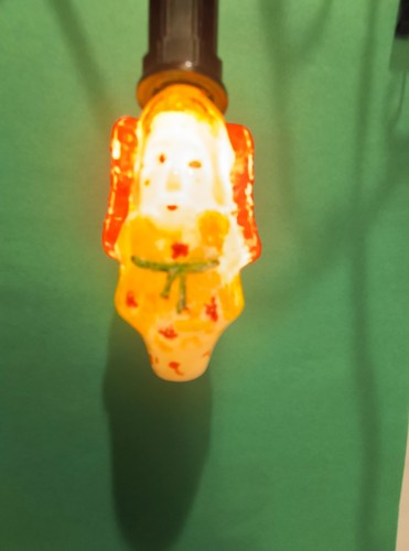 Rare Vintage ALPS Angel Christmas Bulb C6 15v ********WORKING********