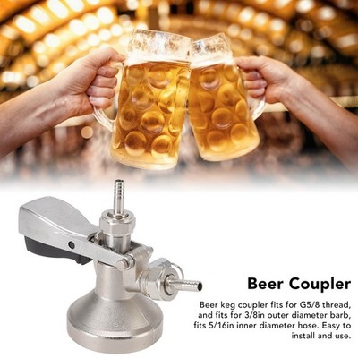 G Type Beer Keg Coupler Durable Anti-Wear Keg Spear for Homebrew & Commercial