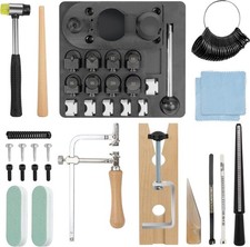 NEEDLENEST Ring Bender Tool for Spoon Rings Heavy Duty - Adjustable, Black