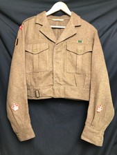 Original Armée Britannique Treillis Veste - Taille 99.1cm Coffre - Reine