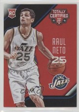 2015-16 Panini Totally Certified Rookies Mirror Red 123/149 Raul Neto #177 0ad