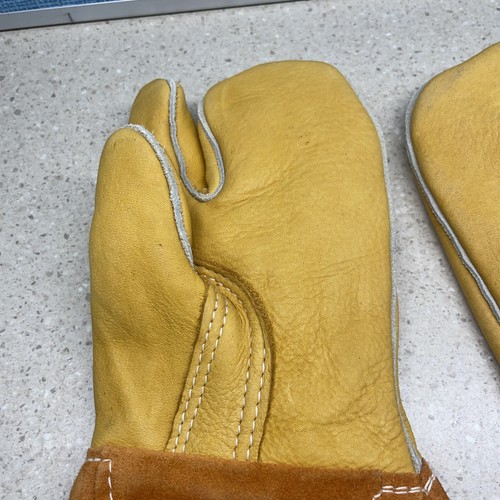 Kunz Glove Co. #212 Quality Buckskin Lineman Gloves - Size 12 - Never Used Cond! - Picture 8 of 12