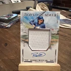 2025 Panini Boys of Summer Jumbo Material Signatures Bobby Witt Jr 42/99 Royals